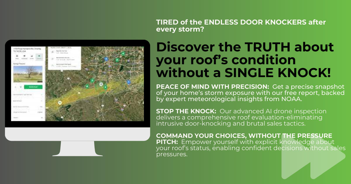 Stop the Knock Precise Roof Evaluation TrueWorks Roofing