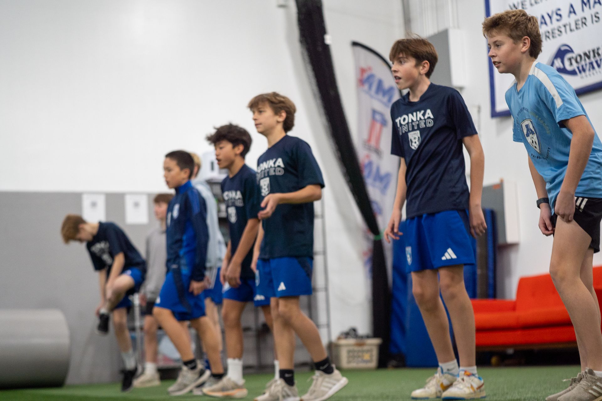 TUSA players at FAST training