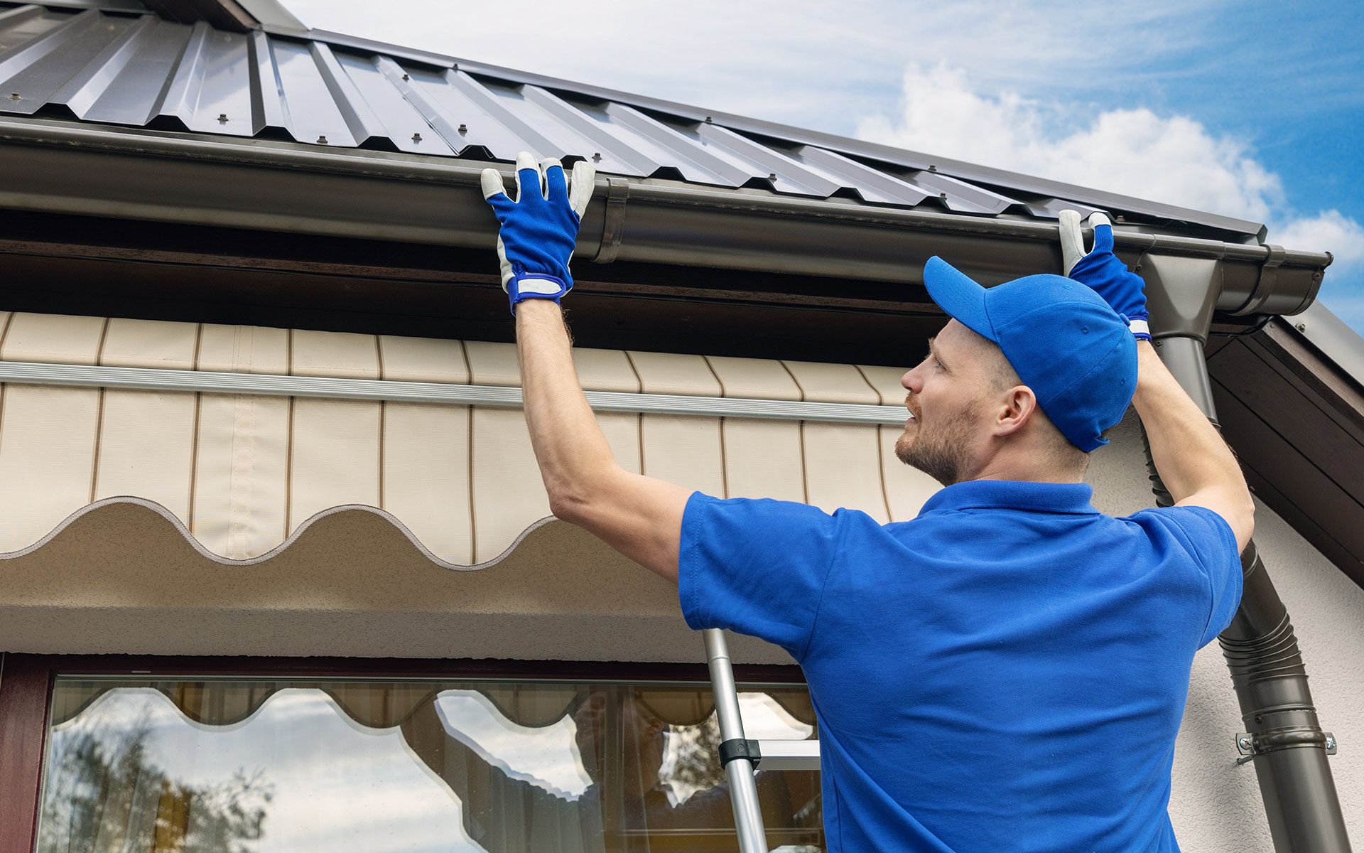 Installing Of Gutter — Baton Rouge, LA — Design Exteriors Inc.