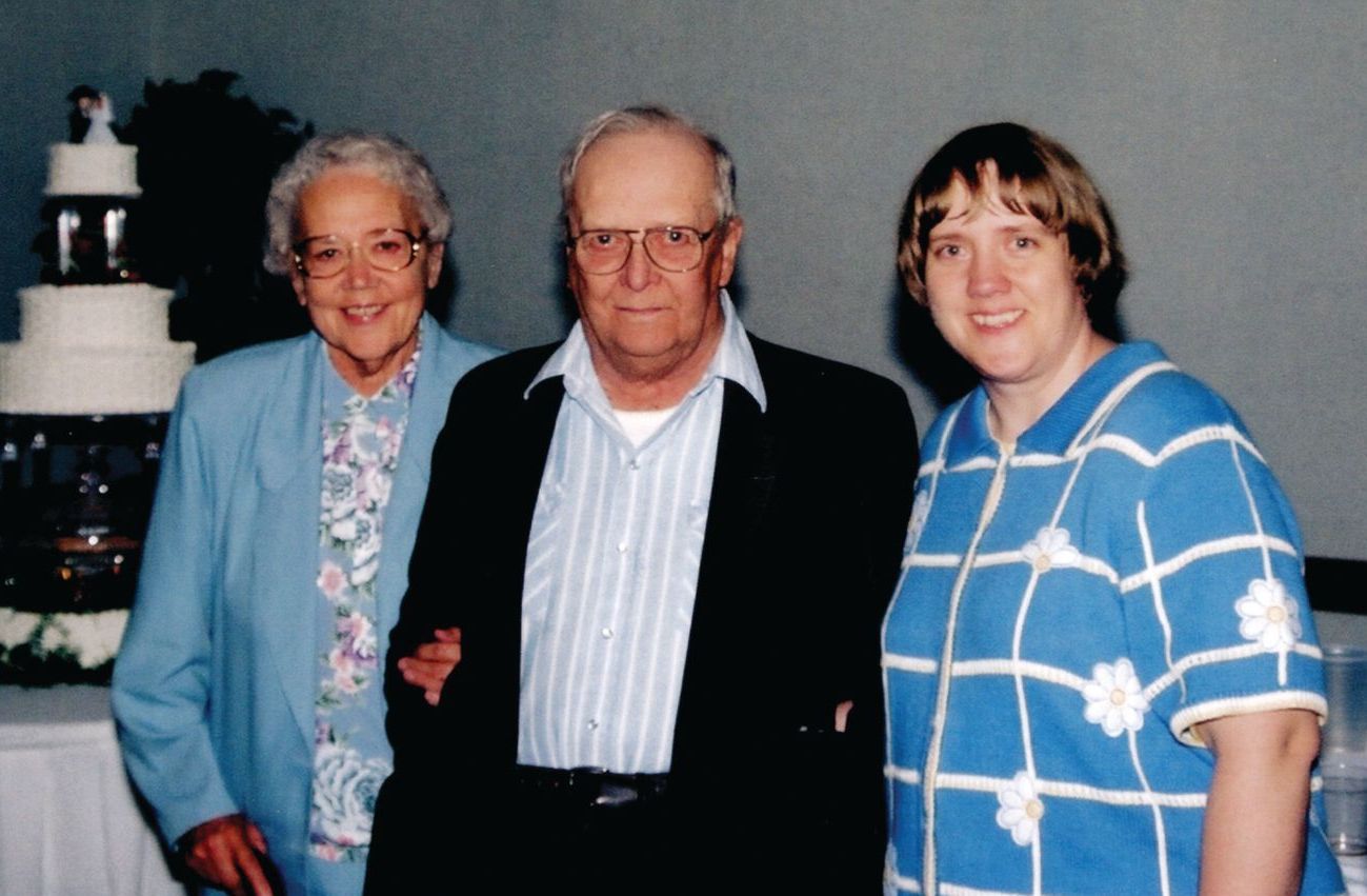 Sonja Anderson  with her parents, Russell and Candace Anderson