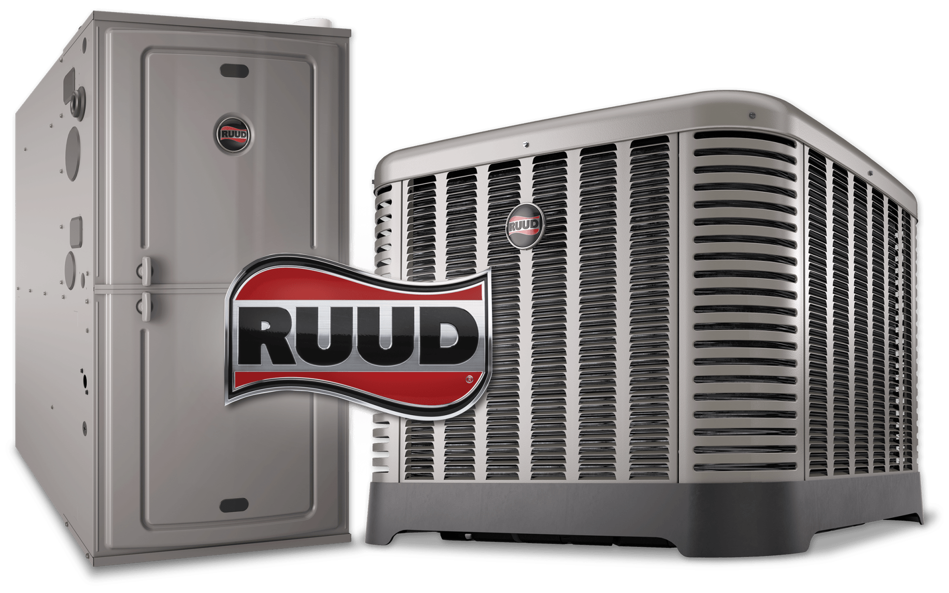 RUUD HVAC system with RUUD logo