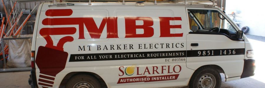 Electrical contractors van in Mt Barker