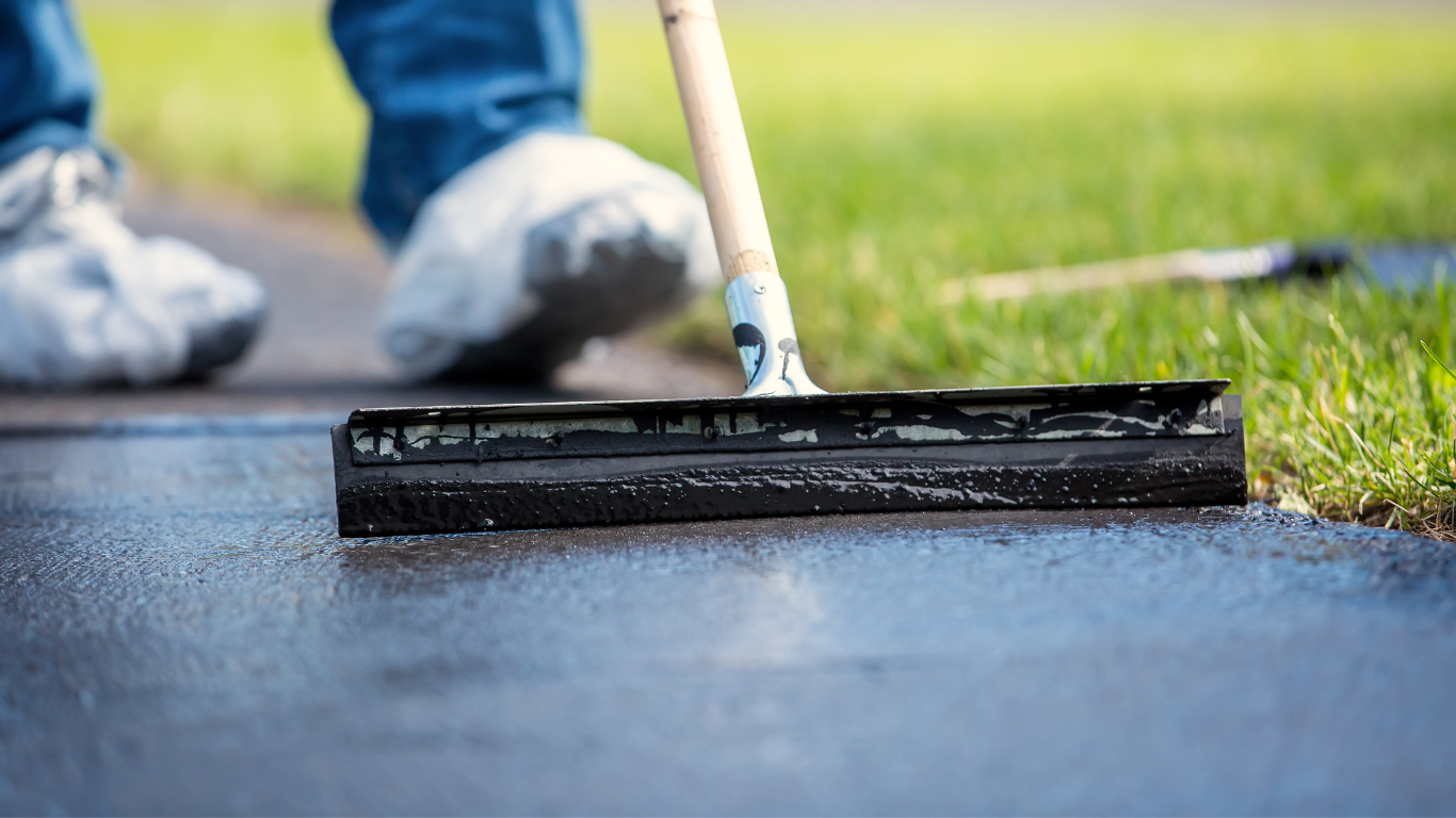 Blacktop paving