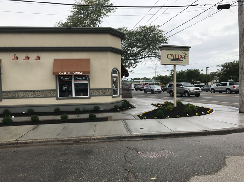 Exterior of a restaurant, 