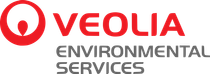 Veolia Environmental Services logo: red circle with a teardrop, red "VEOLIA", gray "ENVIRONMENTAL SERVICES".
