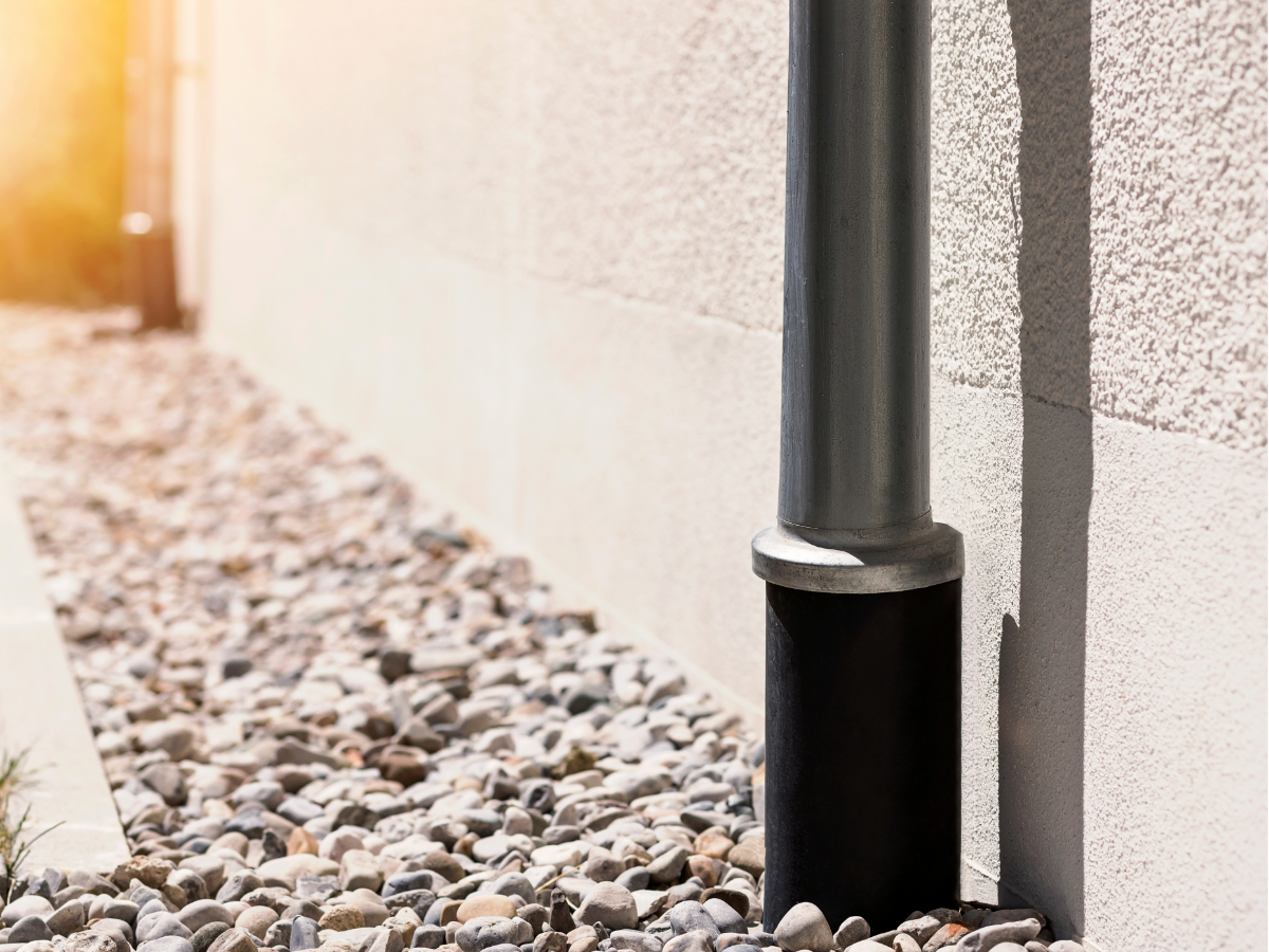 french drain installation