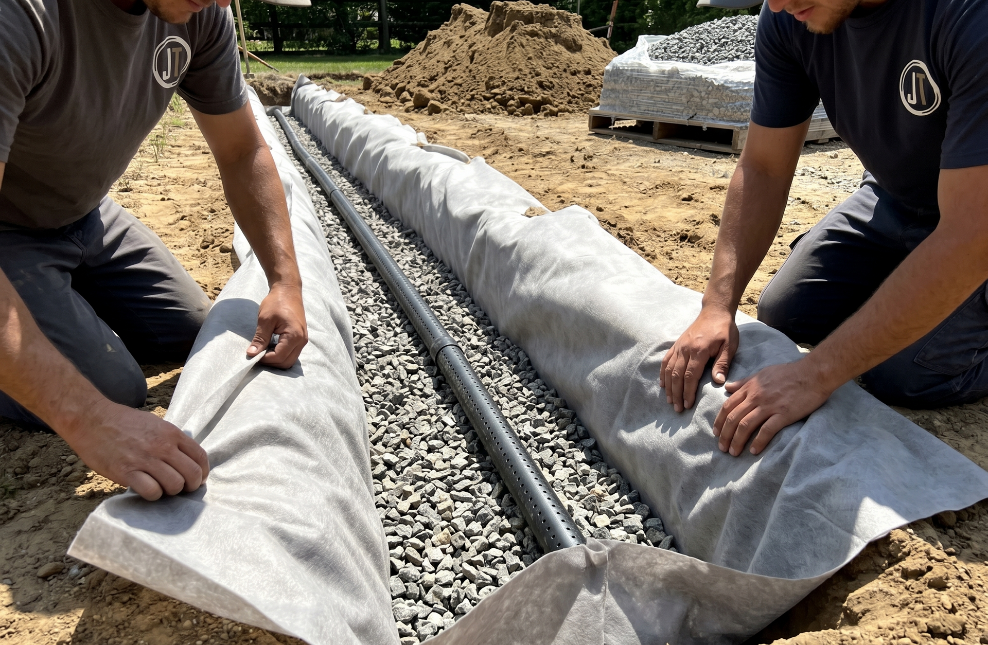 Hand in orange glove laying a brick on a brick wall being built.