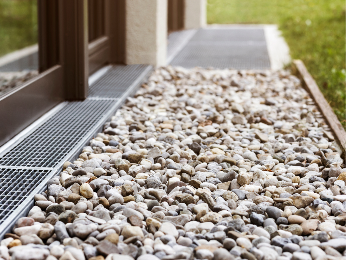 french drain installation