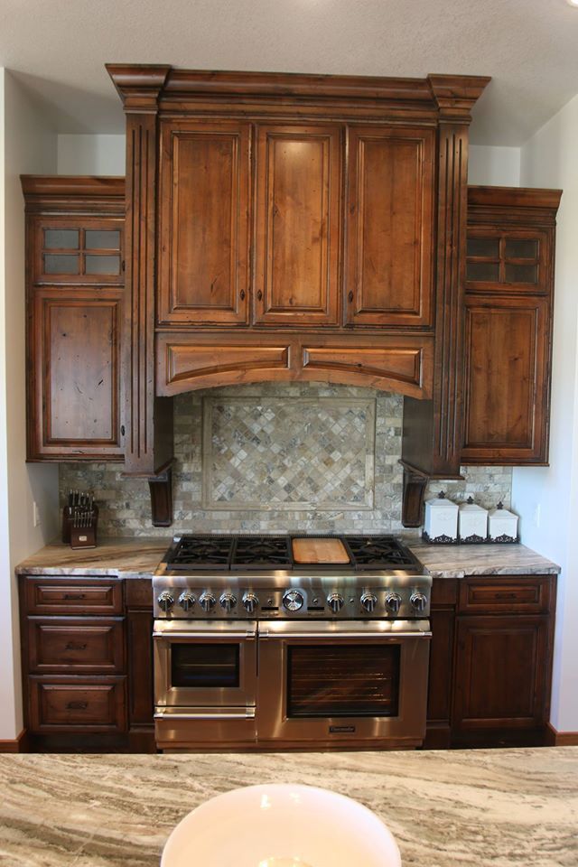 wood cabinets