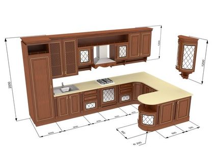 kitchen counter layouts