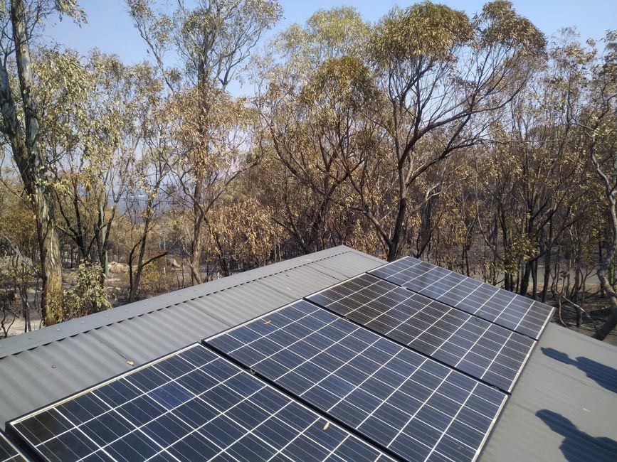 A Roof with A Lot of Solar Panels on It — Solar Blessing in Tenterfield, NSW