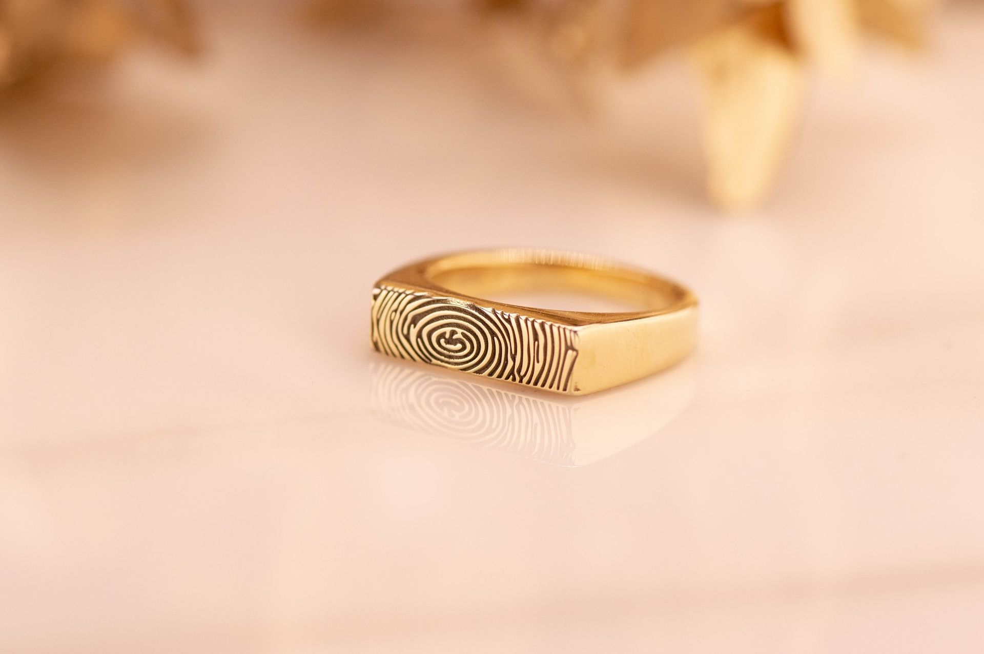 See You Gedenksieraden ring met vingerafdruk