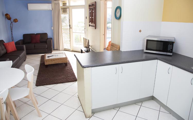 Interior view of a kitchen