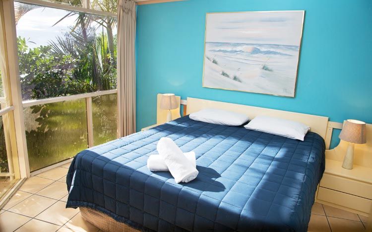 Interior view of a bedroom