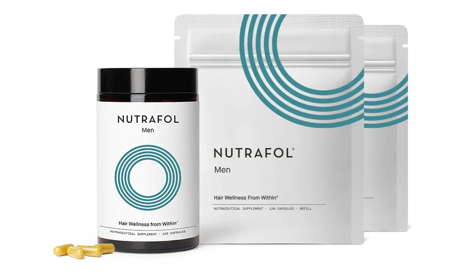 nutrafol men's product packaging