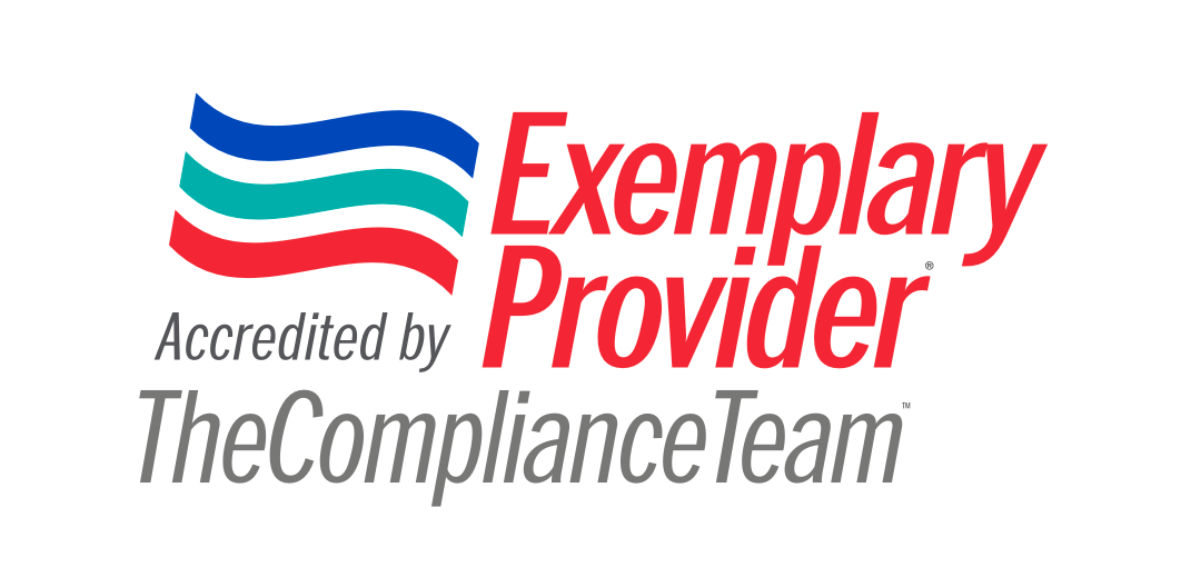 Exemplary Provider Accredited by TheComplianceTeam badge