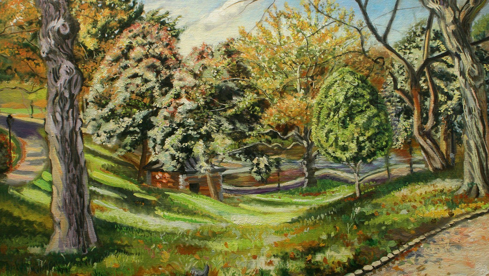 J. Varriano, American Artist Landscape Oil Painting:  Dreamscape