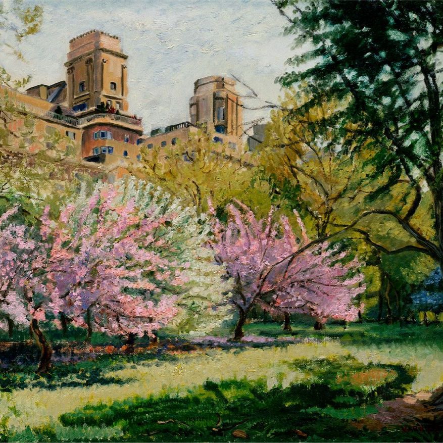Spring Blossom | Landscape Oil Painting by John Varriano