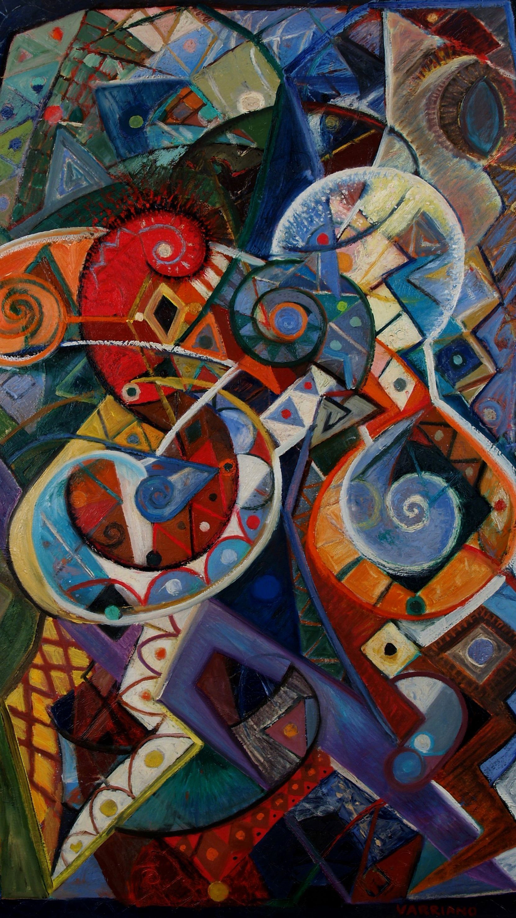 magi | abstract oil painting by John Varriano
