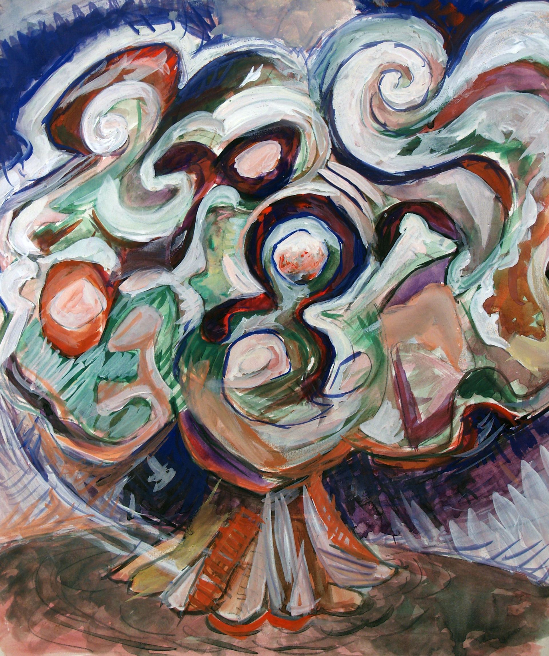 Forbidden Tree | Gouache on Paper by John Varriano
