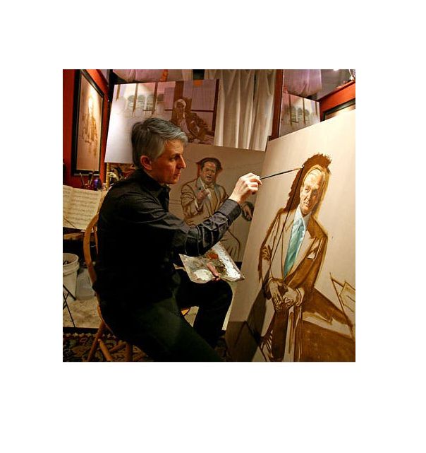 John Varriano, American Artist In The Studio