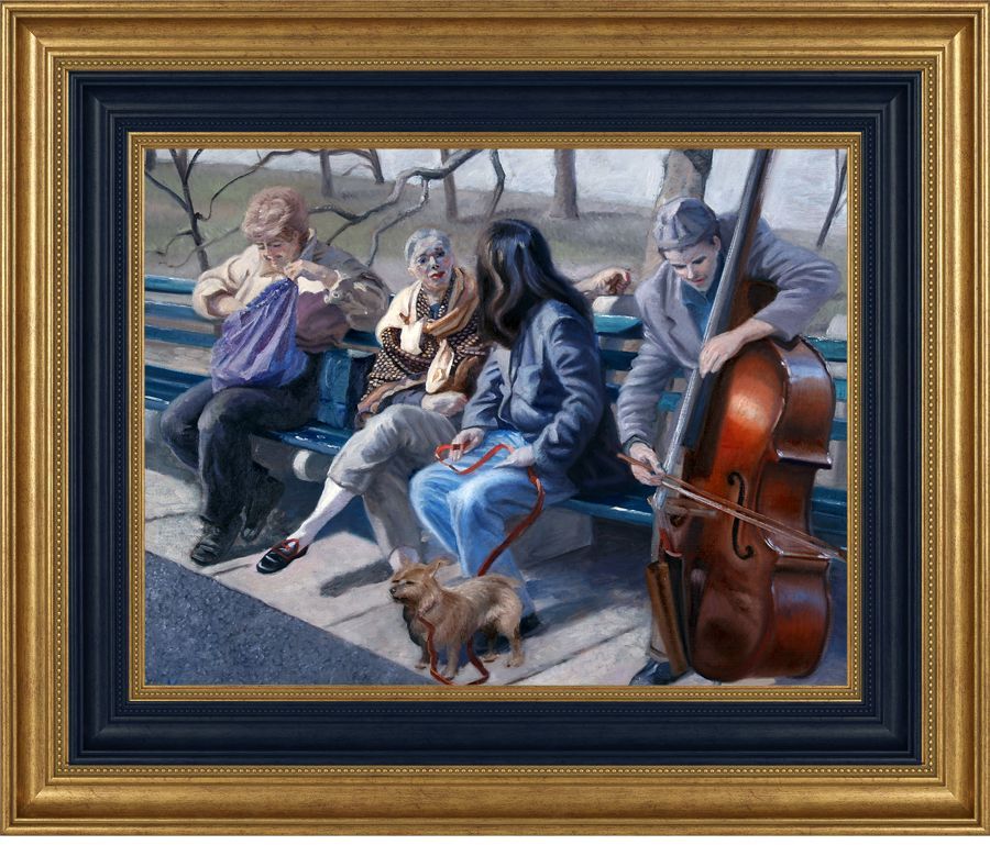 Silent Music | Figurative Oil Painting by John Varriano
