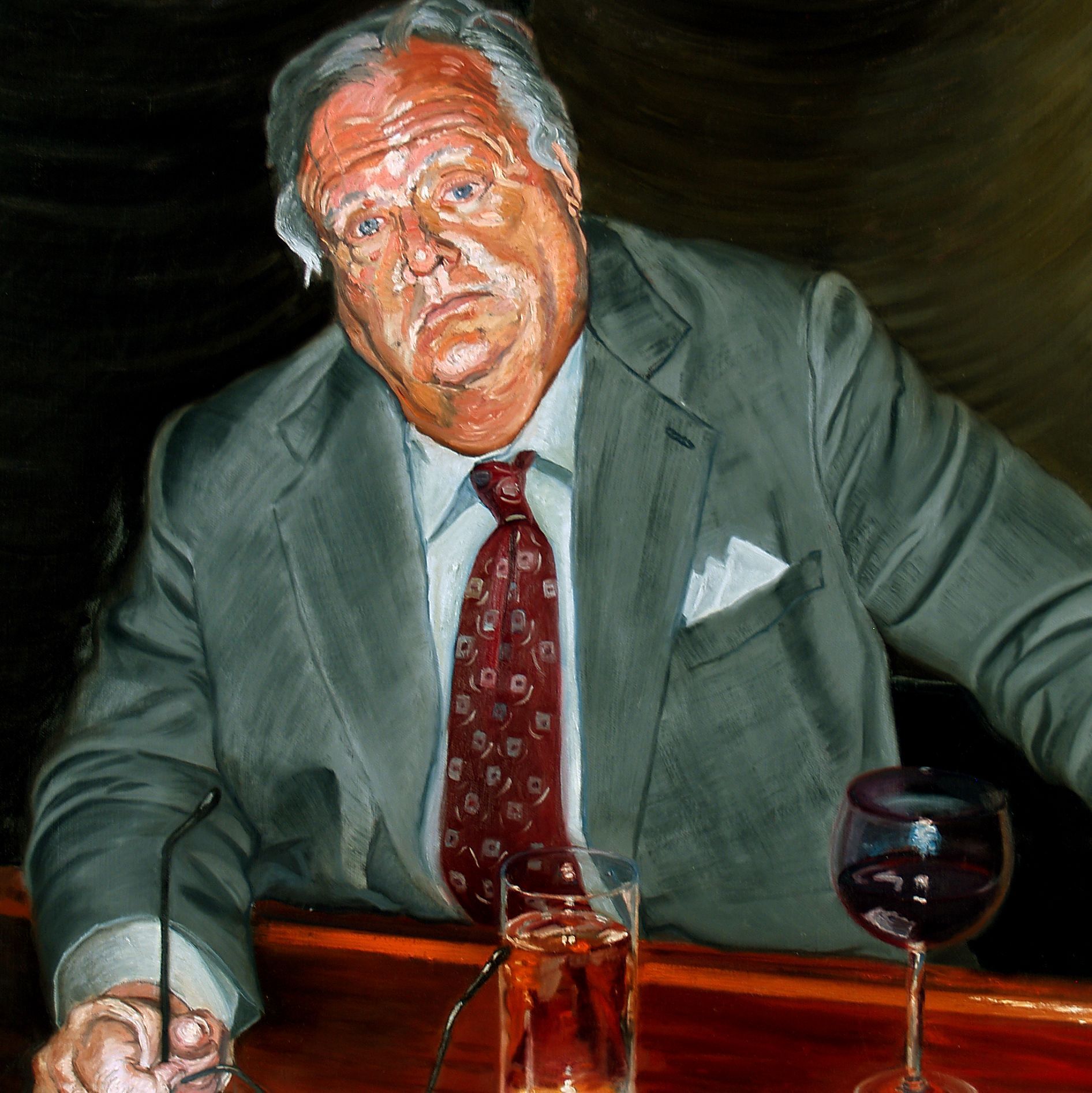 Sir Charles | Figurative Oil Painting by John Varriano