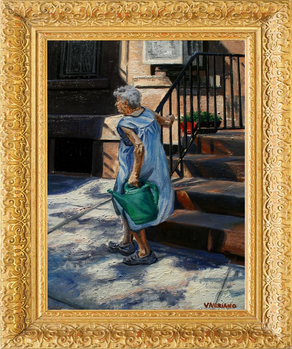 Watering Can | Figurative Oil Painting by John Varriano