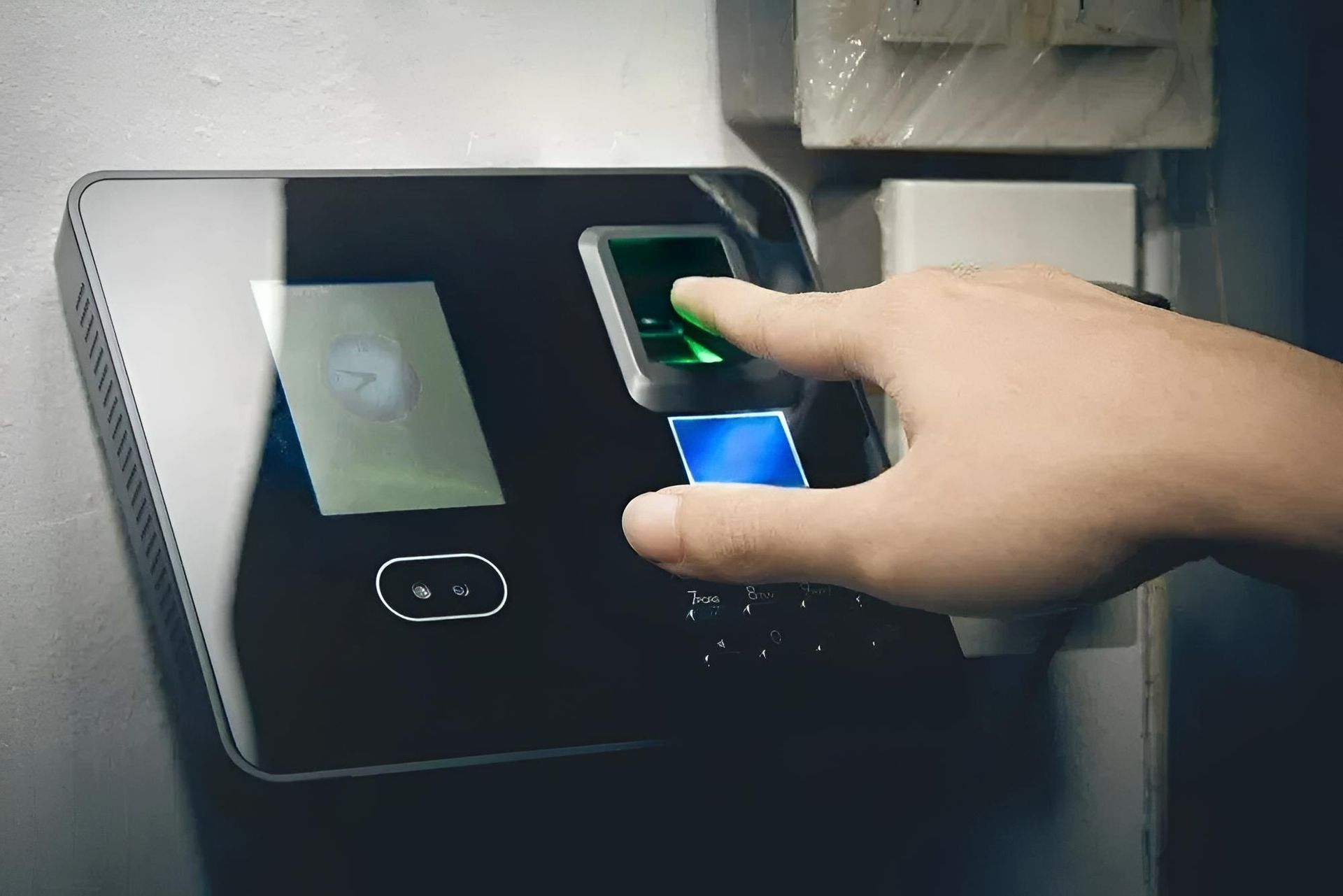 Using a Fingerprint Scanner — X-Mod Security In Landsborough, QLD
