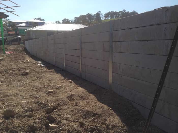 Concrete Sleeper Wall Construction on the Gold Coast | Urbanscape