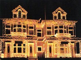 The Buildings lit for Christmas — Mezzetti Law Firm in San Jose, CA