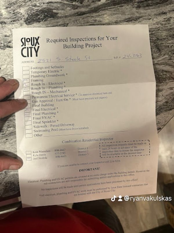 A hand pointing at a 