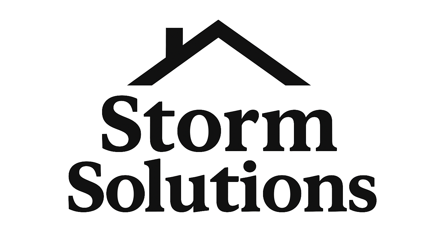 Logo of "Storm Solutions" with a house icon above the text.