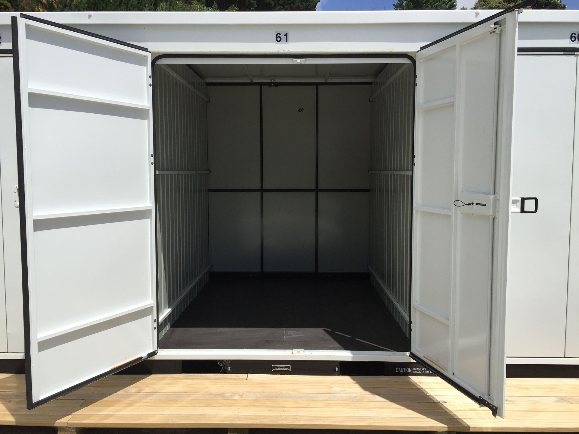 secure, portable container, container, parking available