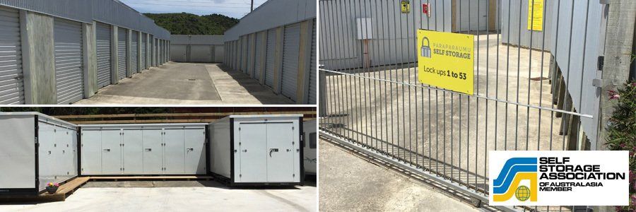 Montage of storage in Paraparaumu and Kapiti Coast
