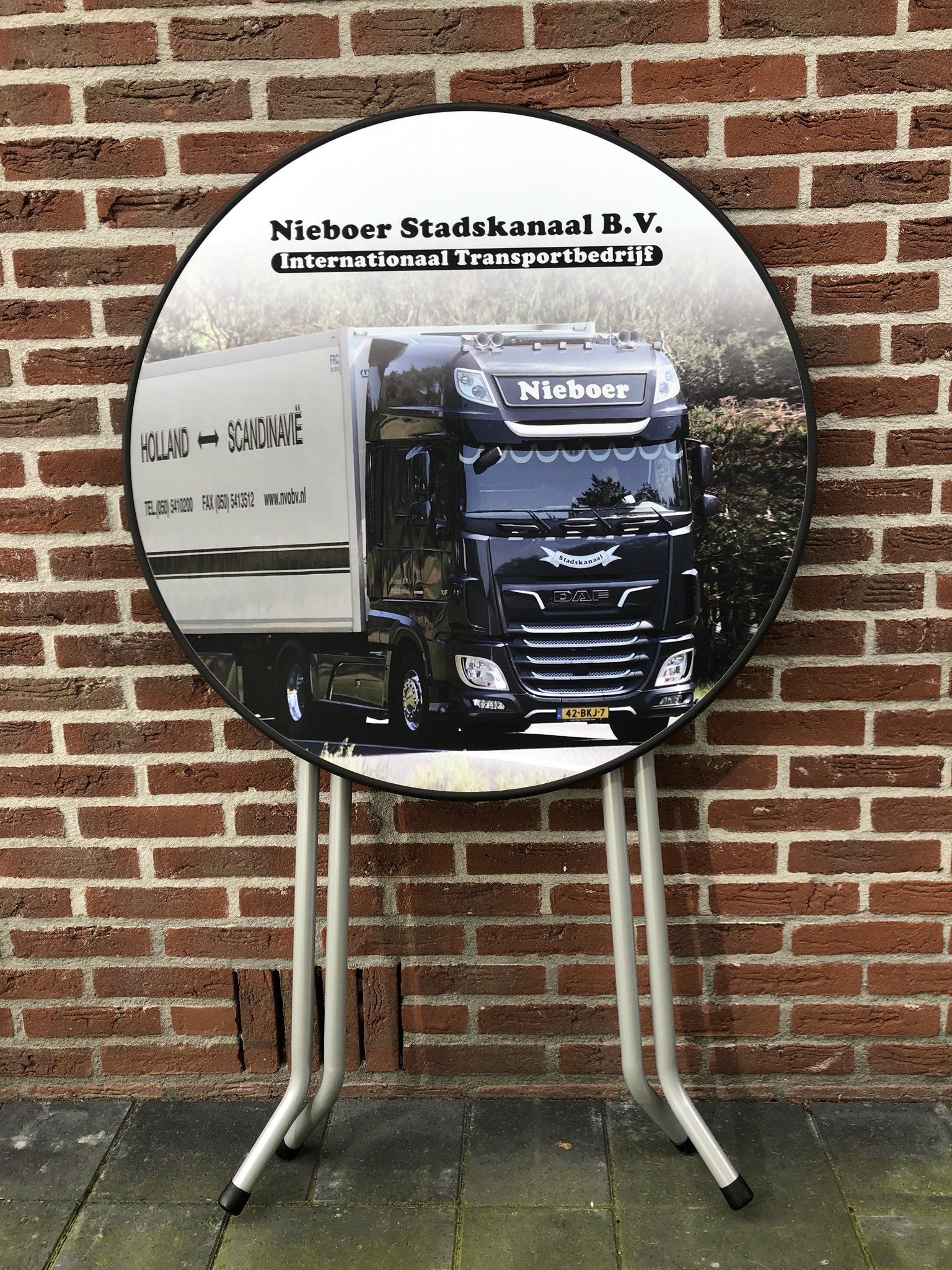 Sta tafel Nieboer Transport Stadskanaal