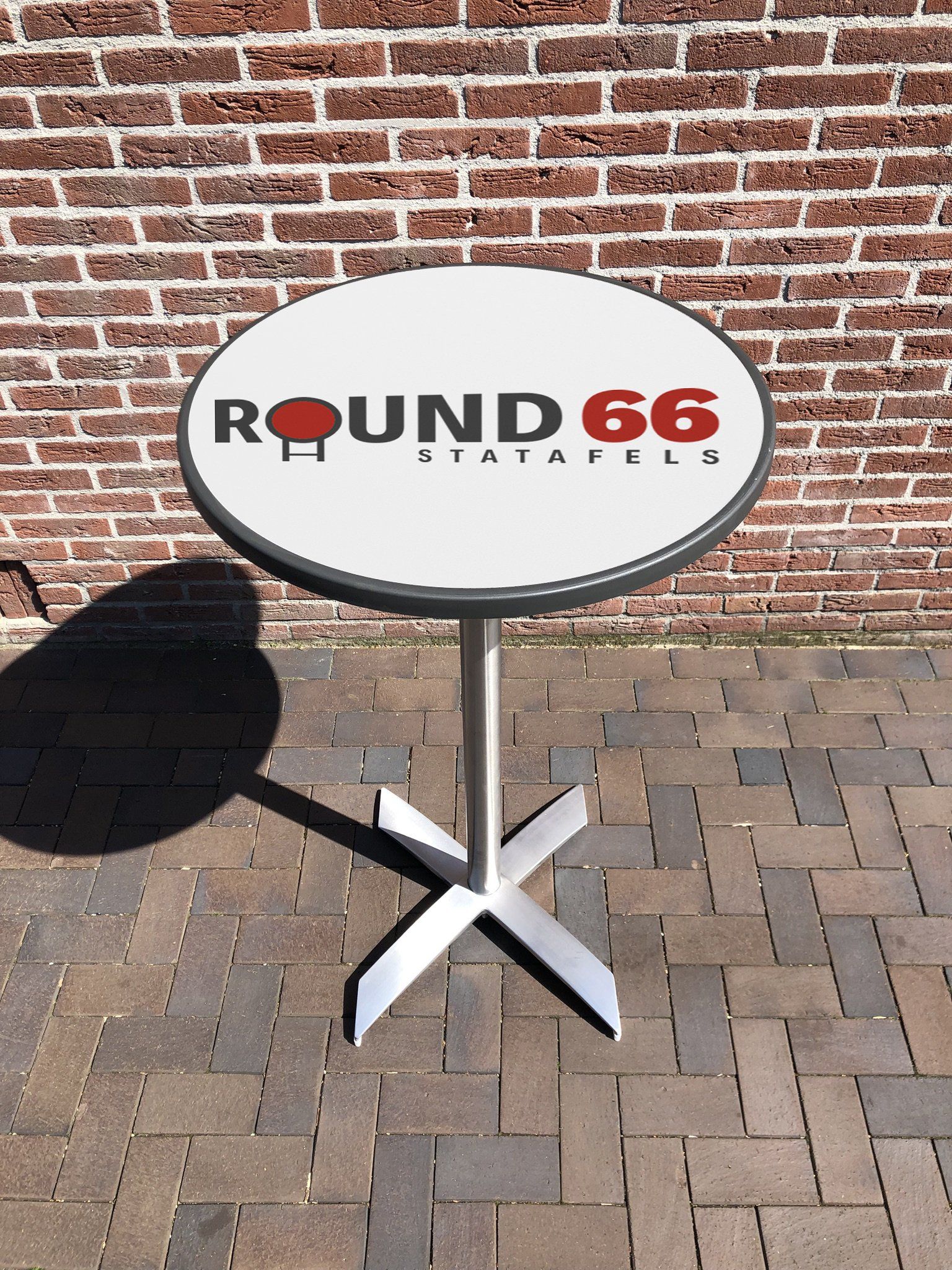 luxe sta tafel met opdruk