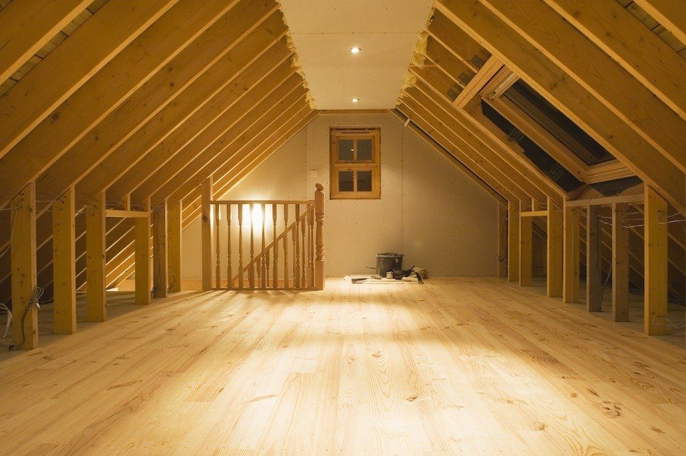 Finish the attic as a home addition