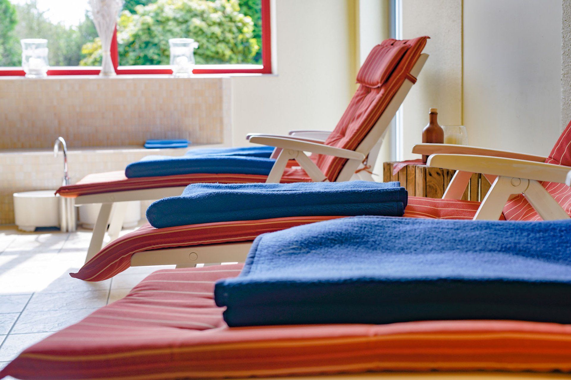 Ruhezone, Ruhebereich, Entspannung, Wellness-Oase Saterland