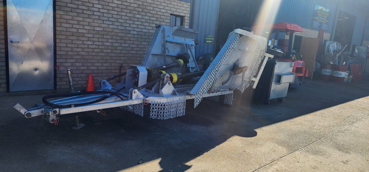 A Disassembled Piece of Machinery Sits on a Trailer — AWE Engineering in South Lismore, NSW