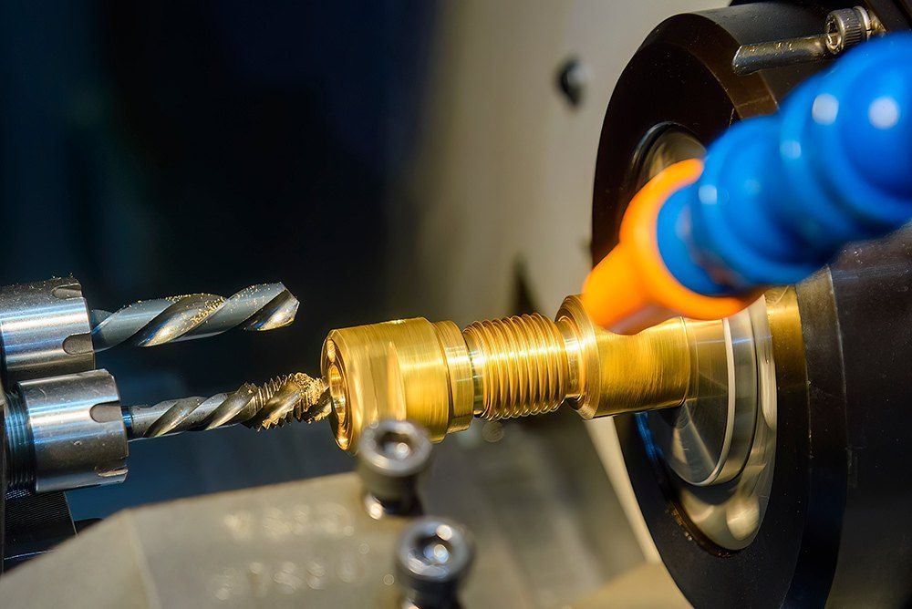 A Close Up of a Drill Being Worked on a Machine — AWE Engineering in South Lismore, NSW
