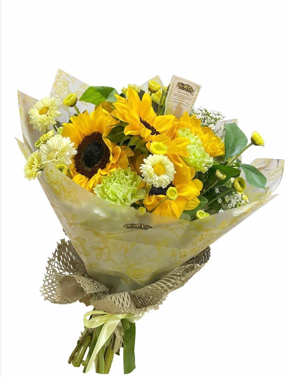 ramo de flores amarillas