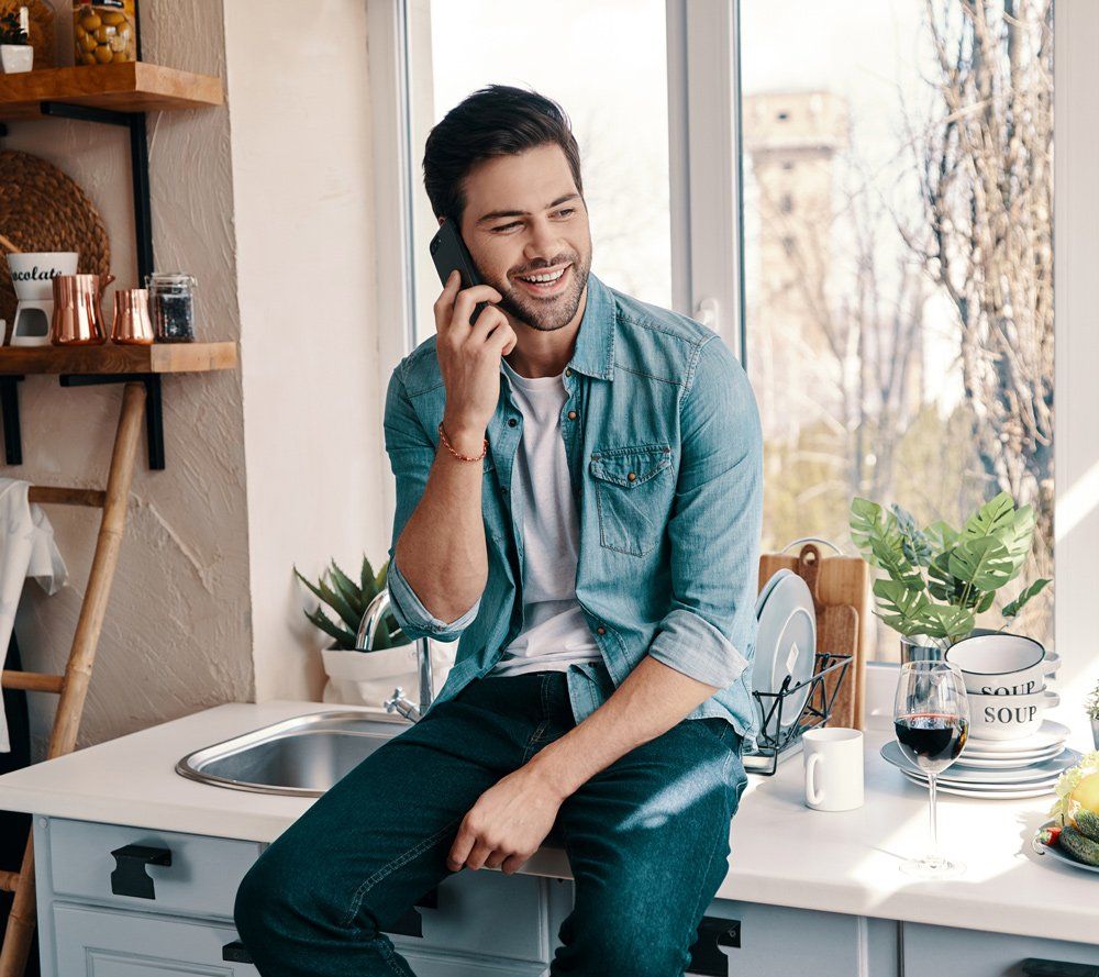 Man Talking to His Phone Buddy — United States — Your Phone Buddy