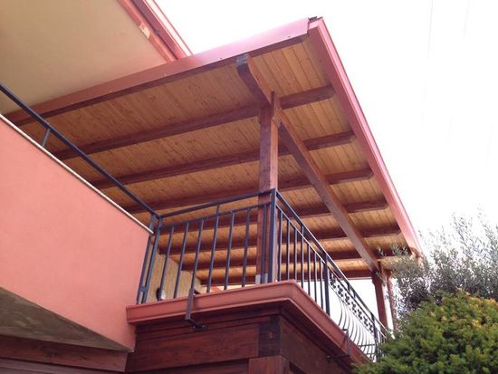 veranda in legno
