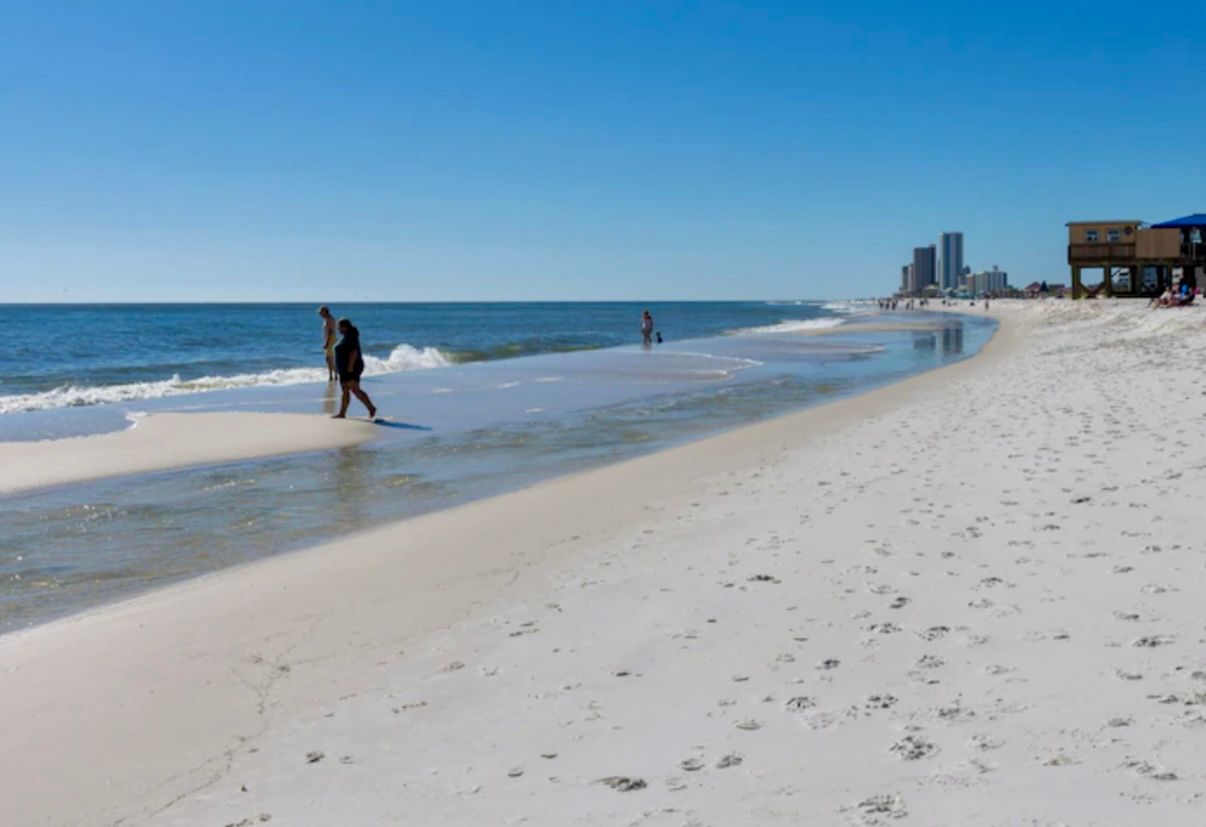 Beach at Gulf Shores, Alabama