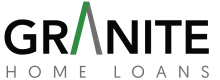 The granite home loans logo is black and green on a white background.