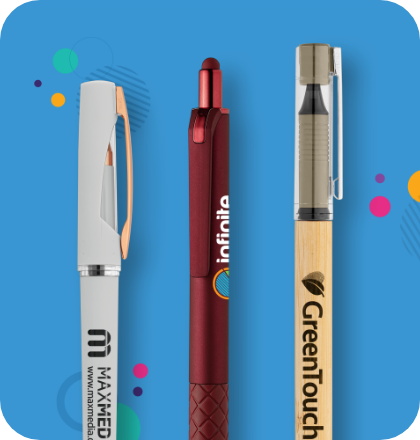 Three pens with one that says greentouch on it