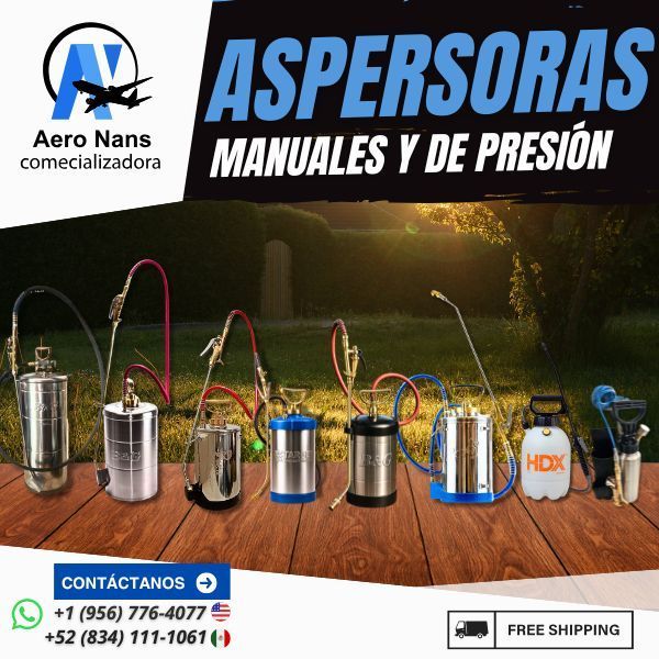 ASPERSORAS MANUALES O A PRESIÓN