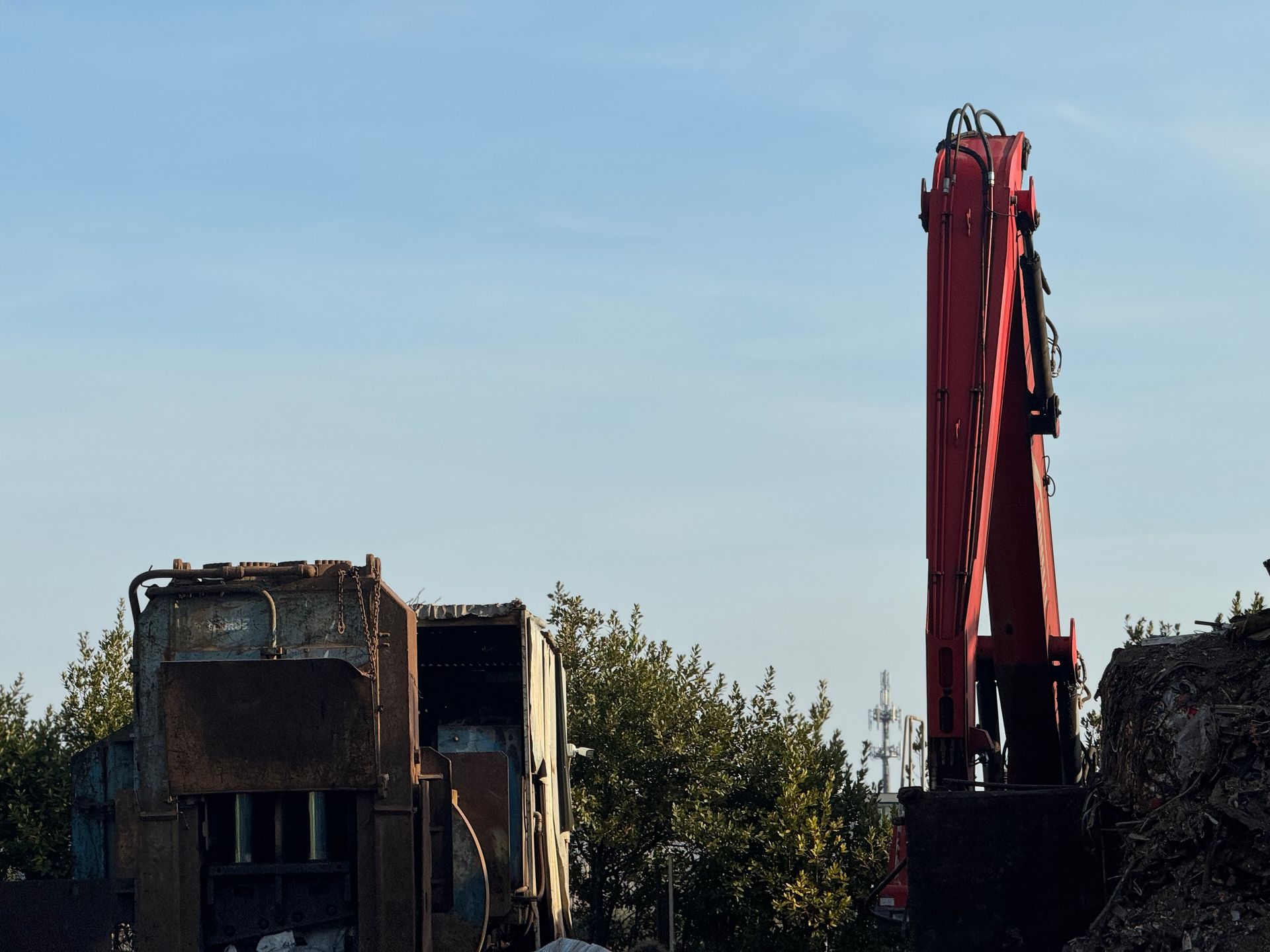 Parco mezzi per materiali ferrosi