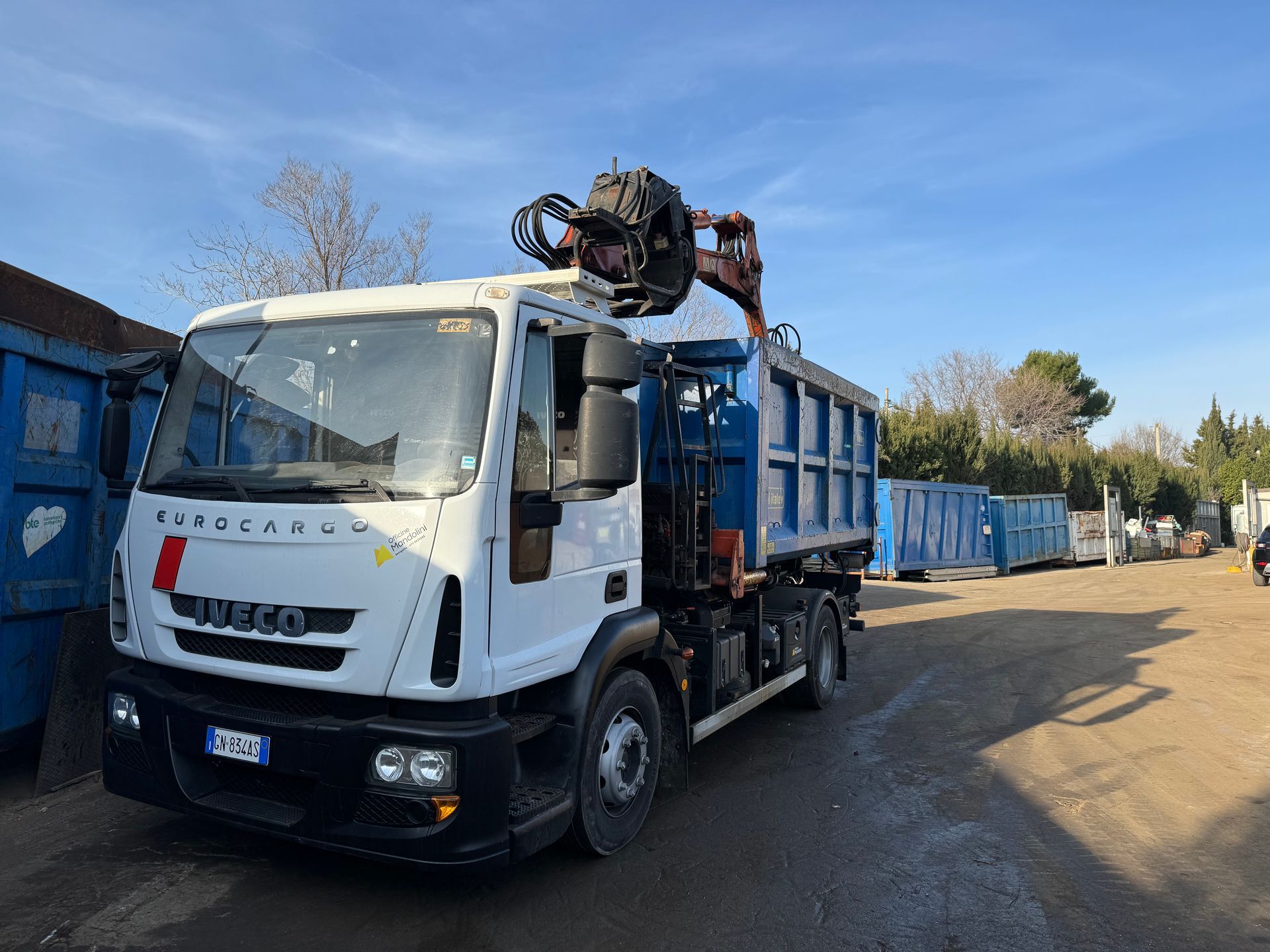 Parco mezzi per materiali ferrosi